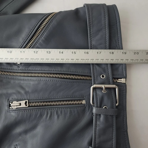 All Saints Balfern Biker Moto Jacket - Picture 11 of 12